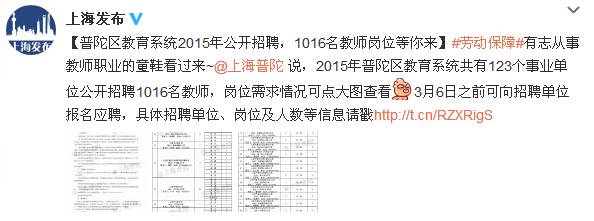 上海高校教师最新招聘信息网